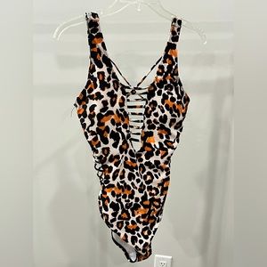 Leopard print swimsuit